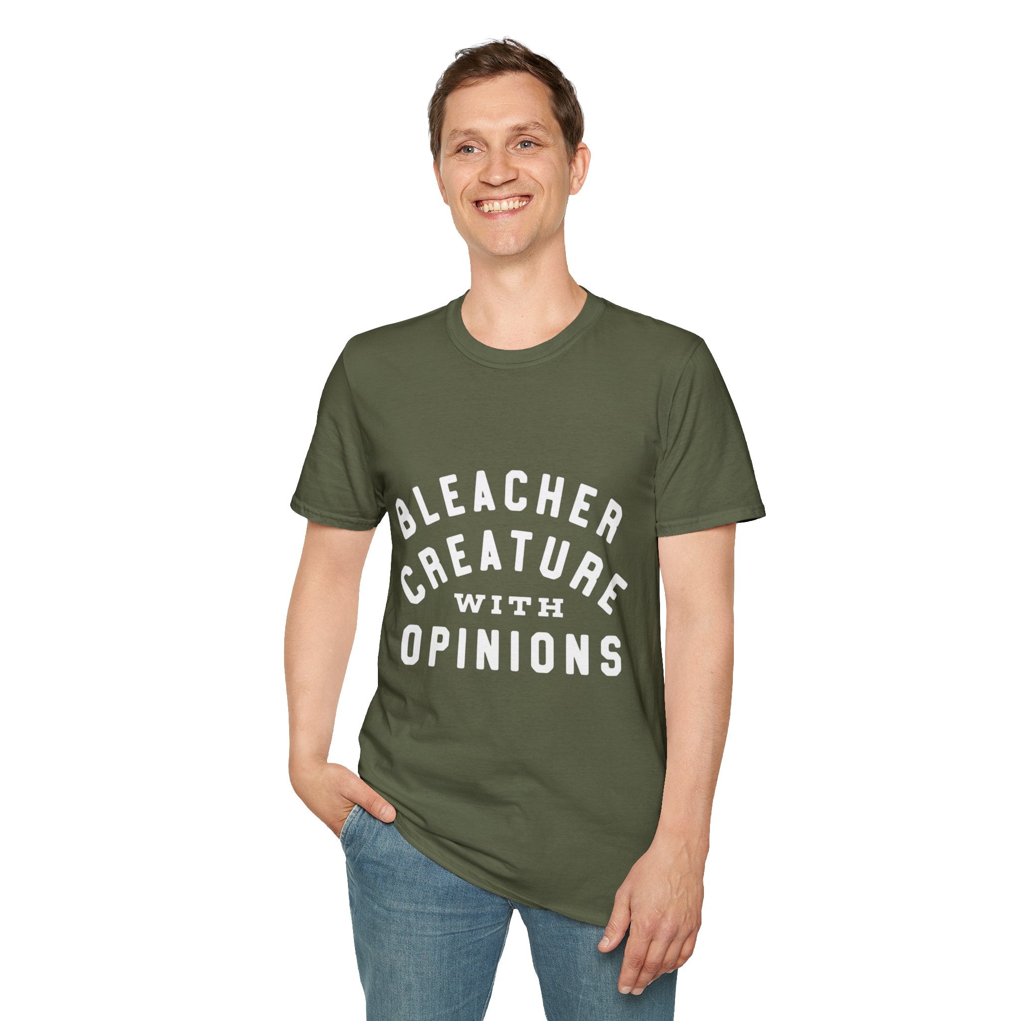 Bleacher Creature With Opinions T‑Shirt