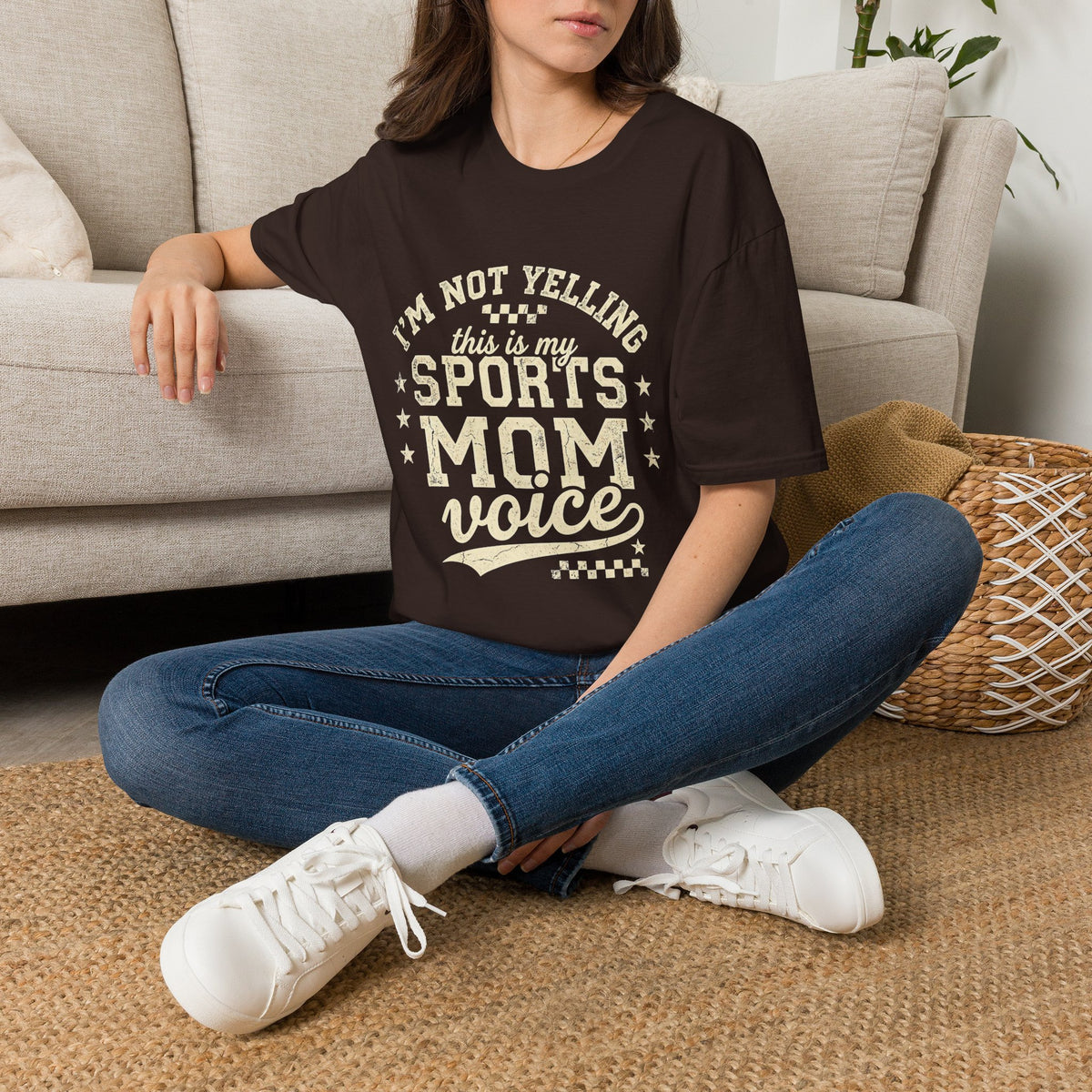 I'm Not Yelling This Is My Sports Mom Voice T-Shirt