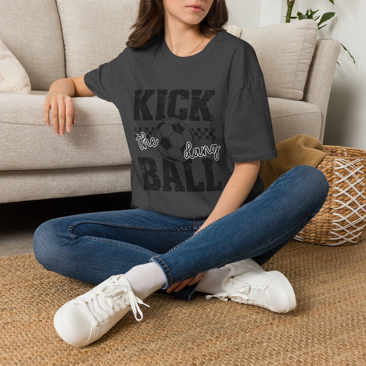 Soccer 'Kick the Ball' Graphic T-Shirt