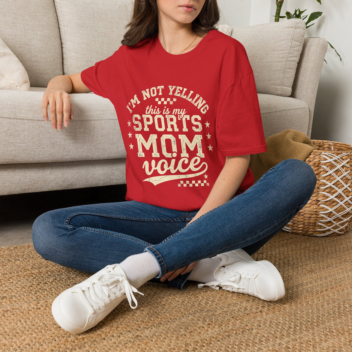 I'm Not Yelling This Is My Sports Mom Voice T-Shirt