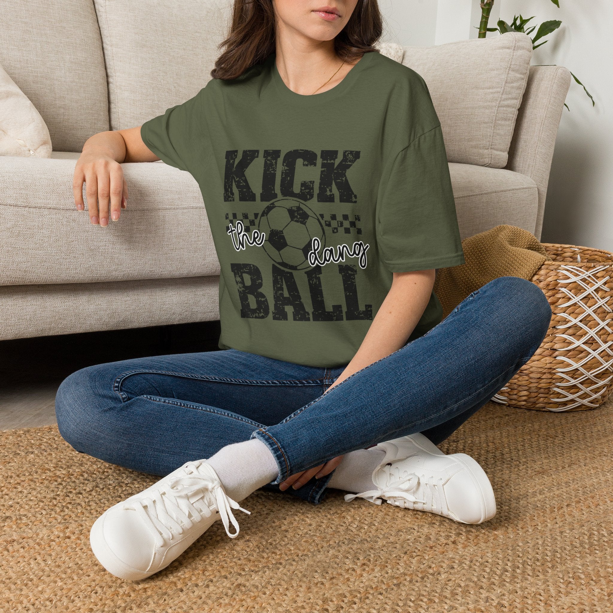 Soccer 'Kick the Ball' Graphic T-Shirt