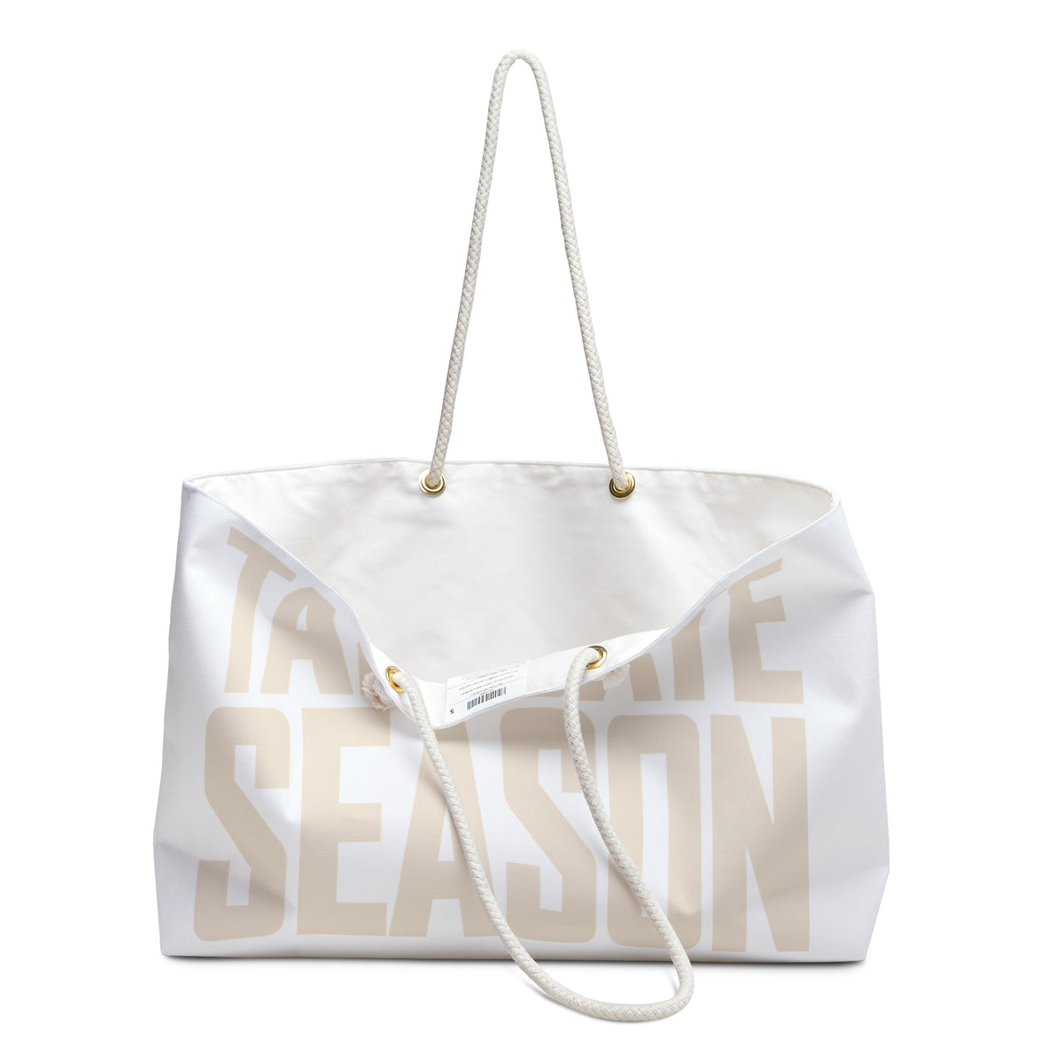 Tailgate Season Weekender Bag — Large Canvas Travel Tote for Game Days