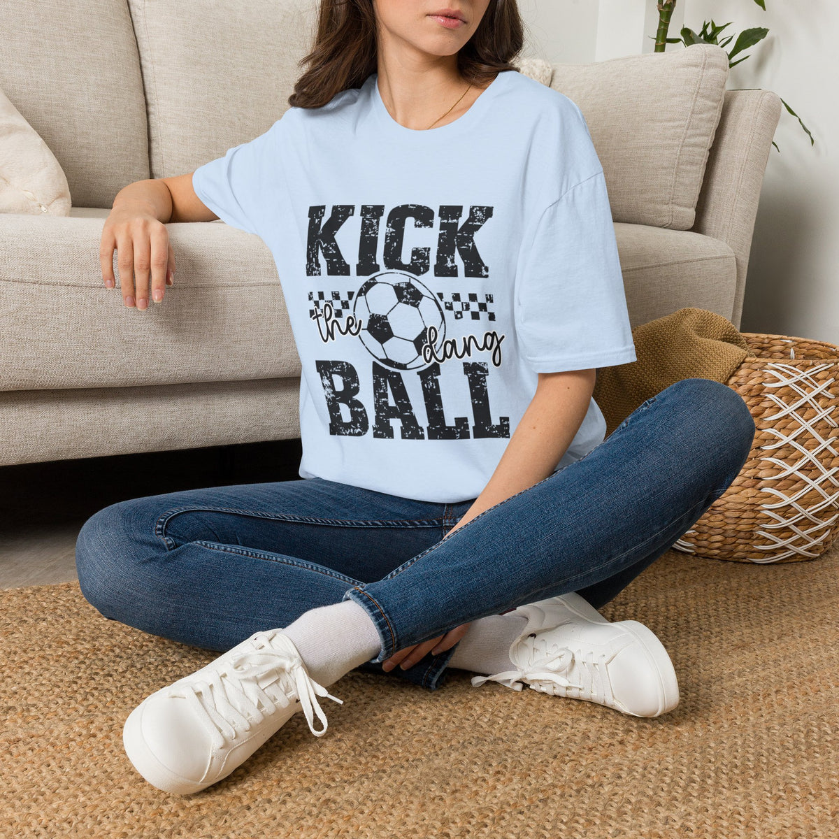 Soccer 'Kick the Ball' Graphic T-Shirt