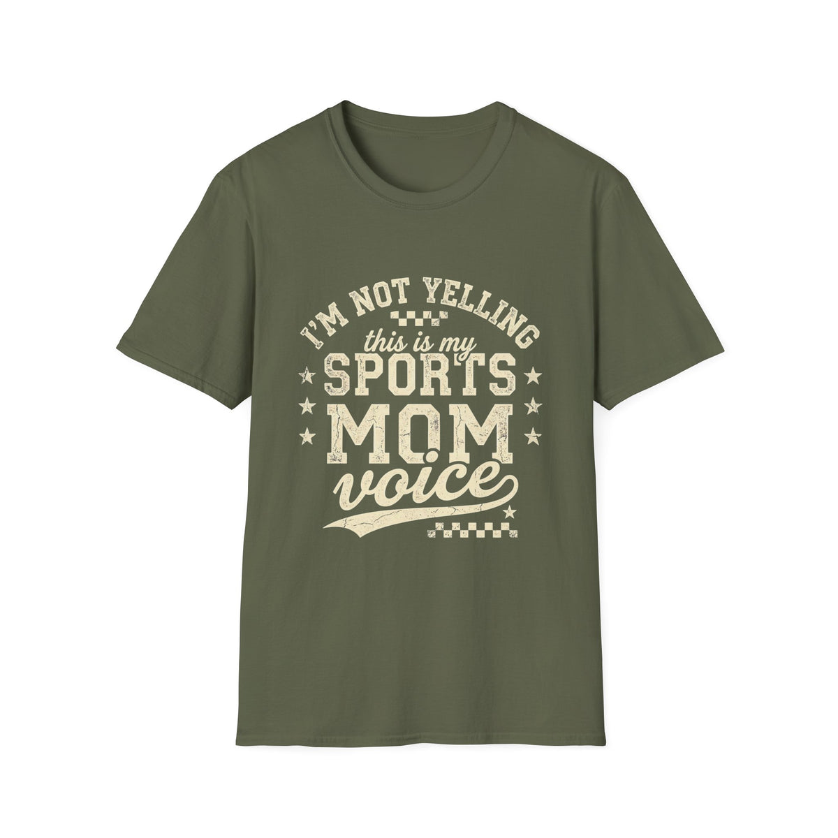 I'm Not Yelling This Is My Sports Mom Voice T-Shirt