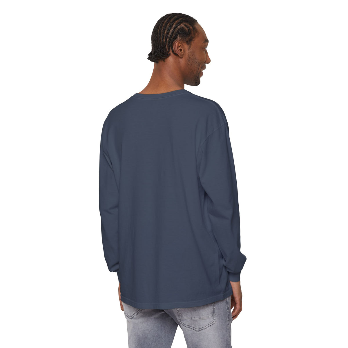 Raccoon Stadium Long Sleeve Tee — "I Live Here Now" Graphic