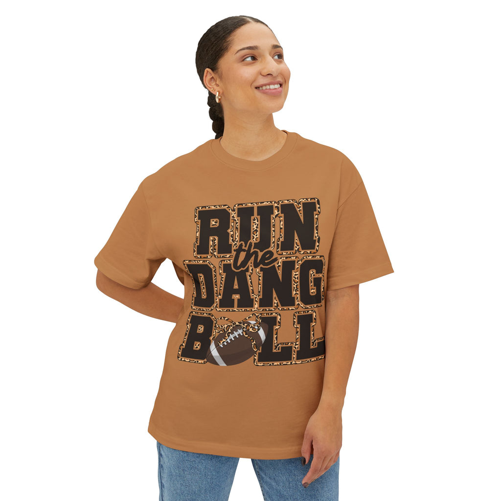 Run the Dang Ball Tee — Funny Football Shirt for Fans & Tailgates