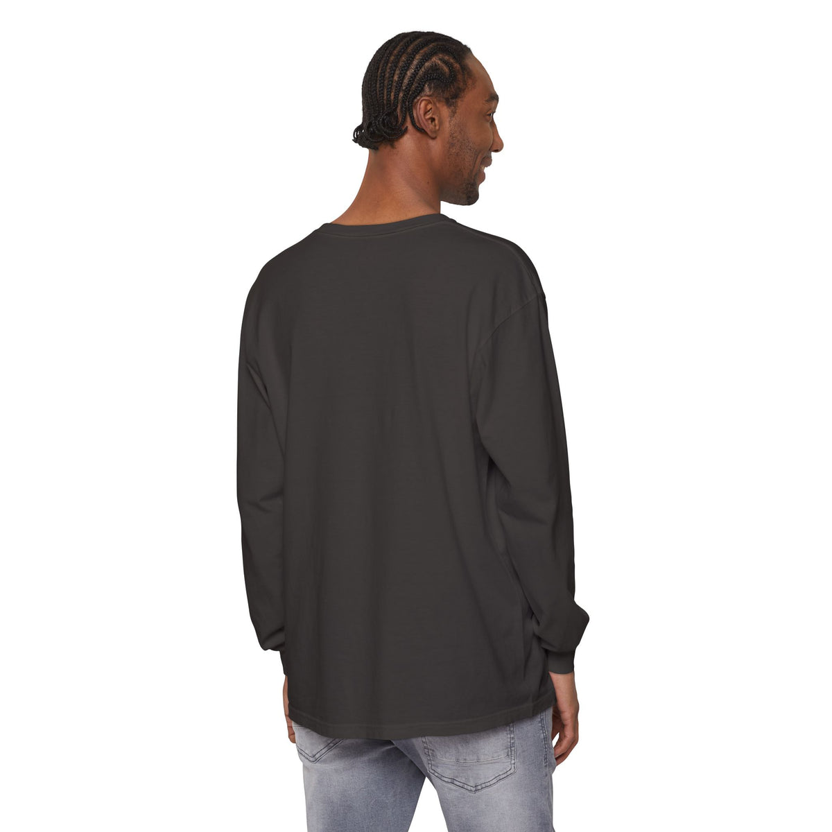 Raccoon Stadium Long Sleeve Tee — "I Live Here Now" Graphic