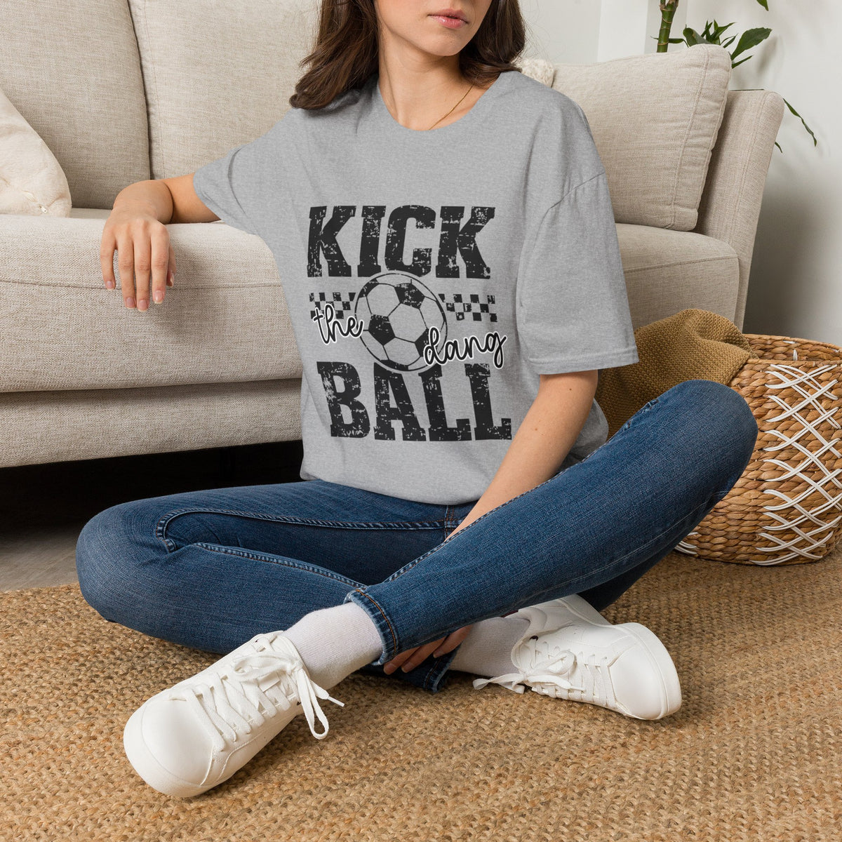 Soccer 'Kick the Ball' Graphic T-Shirt