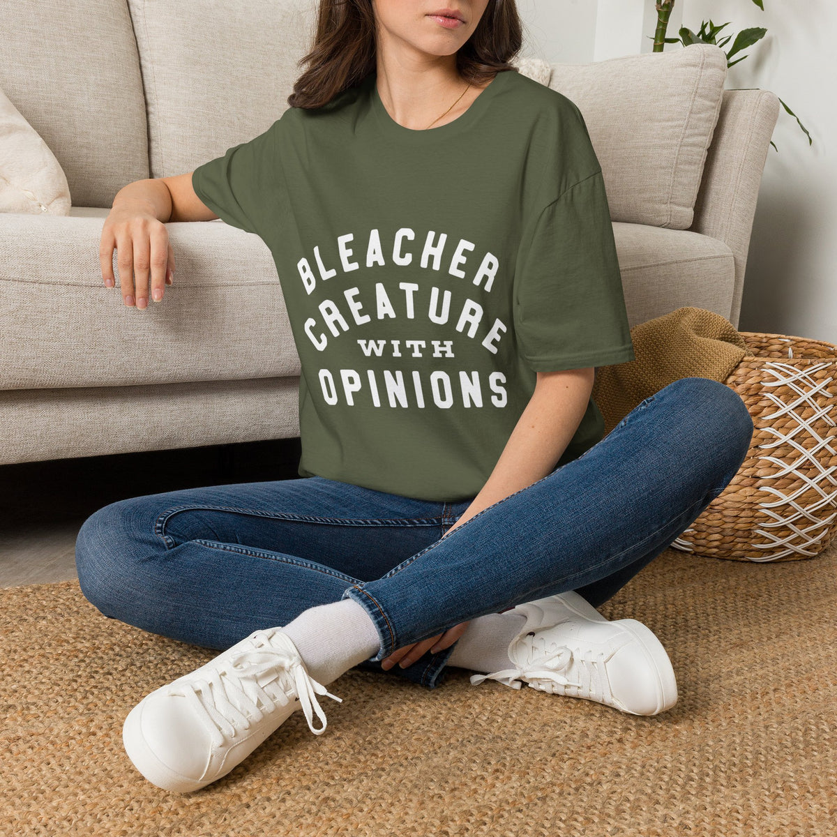 Bleacher Creature With Opinions T‑Shirt