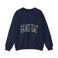 Game Day Crewneck Sweatshirt — White Athletic Vintage Lettering
