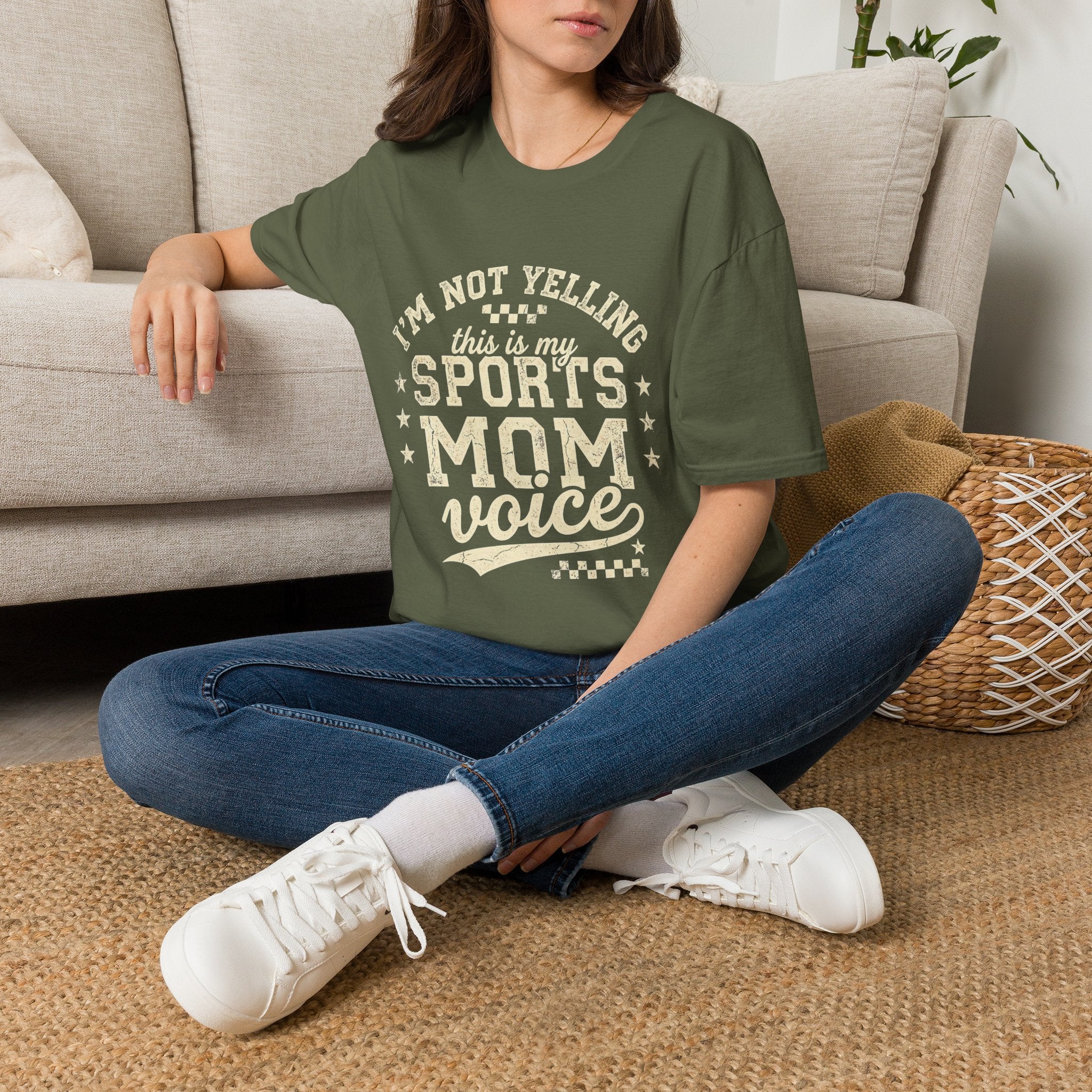 I'm Not Yelling This Is My Sports Mom Voice T-Shirt