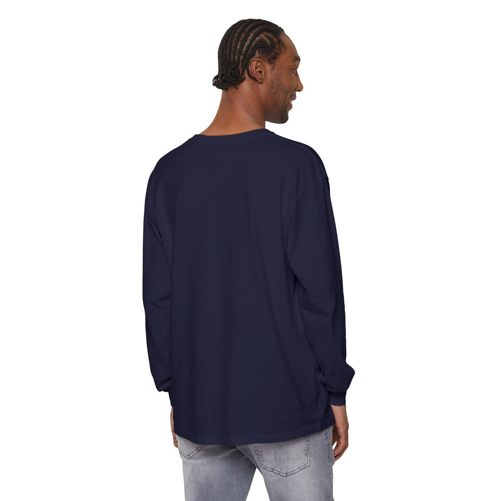 Raccoon Stadium Long Sleeve Tee — "I Live Here Now" Graphic