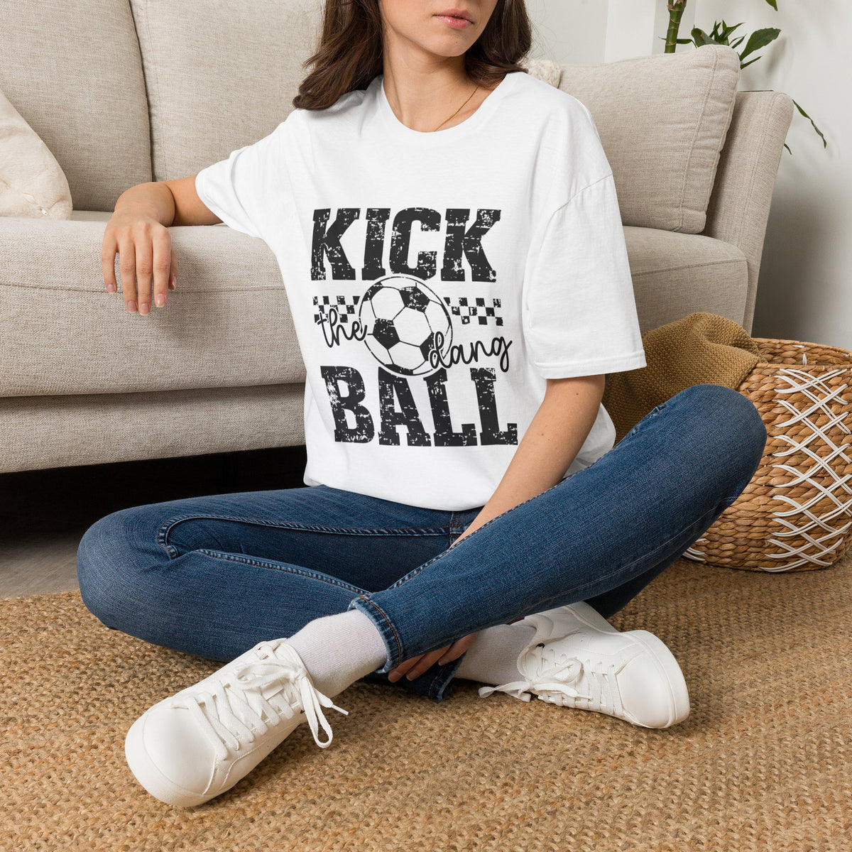 Soccer 'Kick the Ball' Graphic T-Shirt